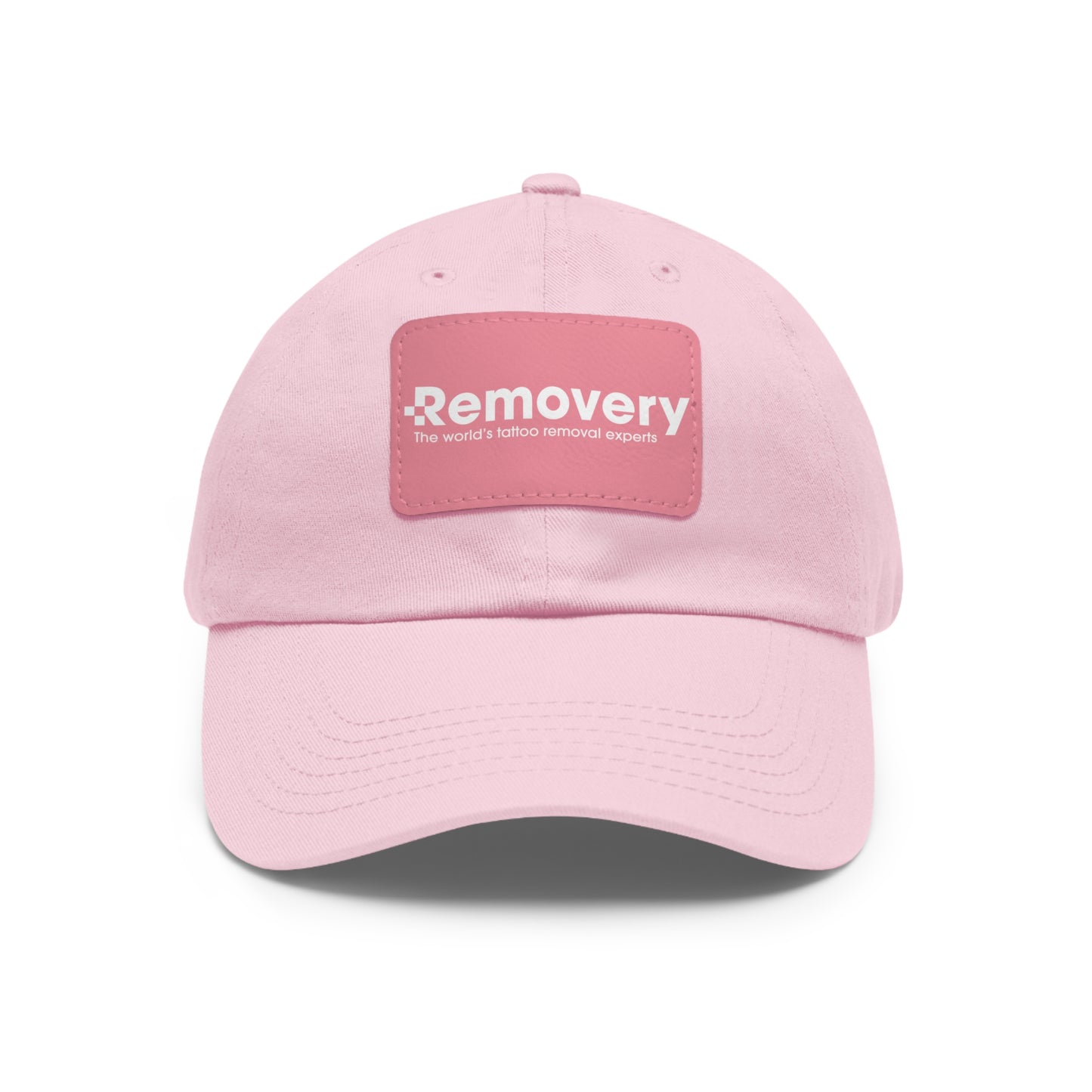 Dad Hat with Leather Patch (Rectangle)