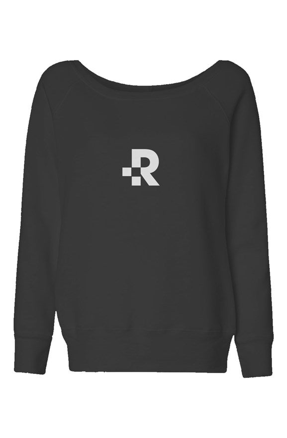 Womens Wide Neck Sweatshirt