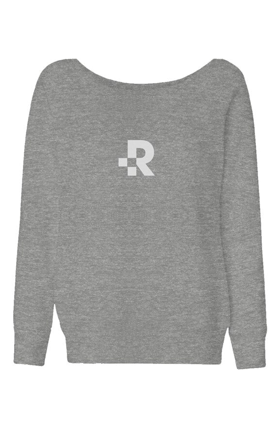 Womens Wide Neck Sweatshirt