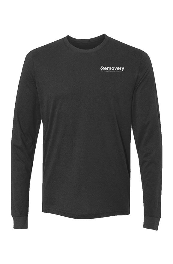 Sueded Long Sleeve Crew