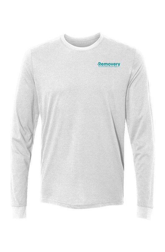 Sueded Long Sleeve Crew